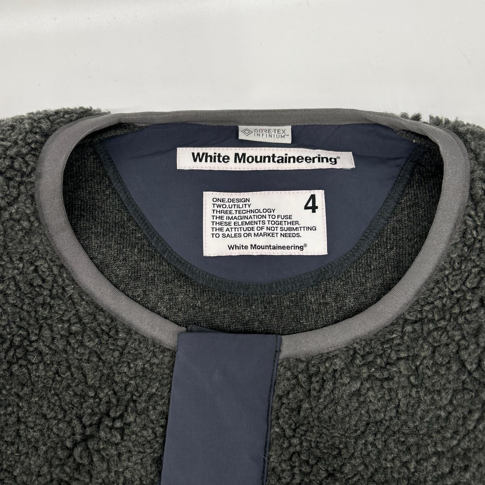 WHITE MOUNTAINEERING ホワイトマウンテニアリング WM2173512 グレー GORE-TEX INFINIUM パッチワークボア ジャケット ジャケット