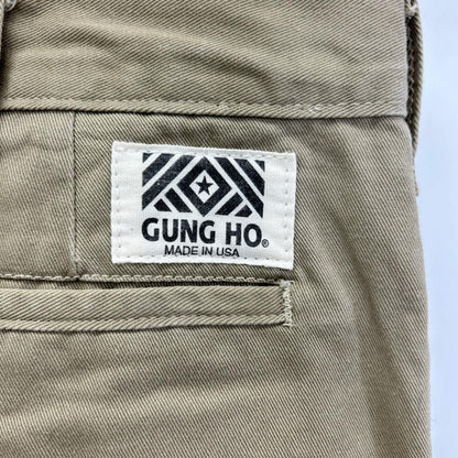 GUNG HO ガンホー USA製 旧タグ ベージュ チノパンツ ボトムス