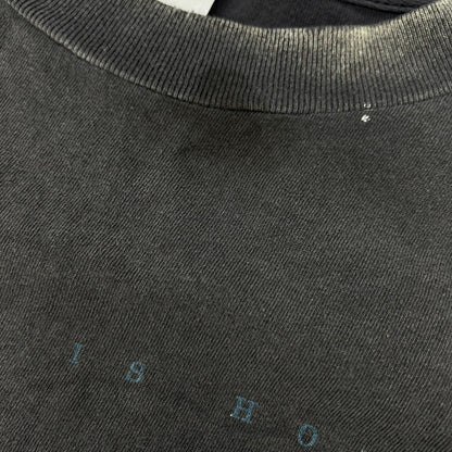 SAINT MICHAEL セントマイケル SM-HR1-0000-029 グレー LS TEE X USED加工 長袖Tシャツ トップス