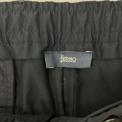 HERNO Herno PT000015U Black Polyester Slacks Bottoms
