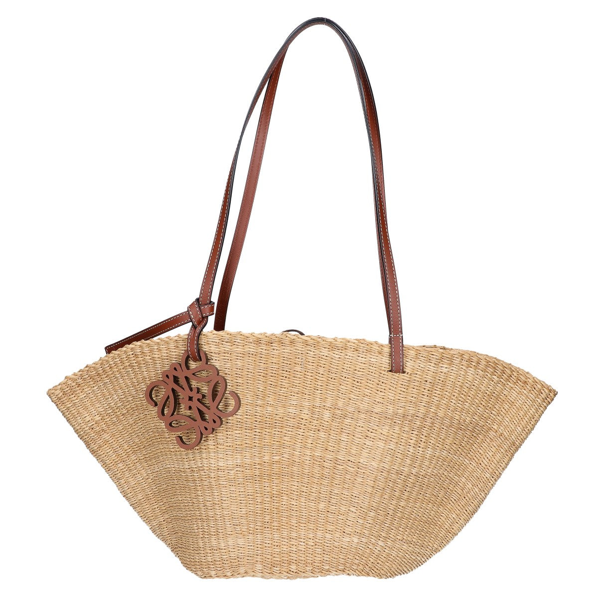 LOEWE ロエベ 【美品】エレファントグラス＆カーフ シェル バスケットバッグ ハンドバッグ