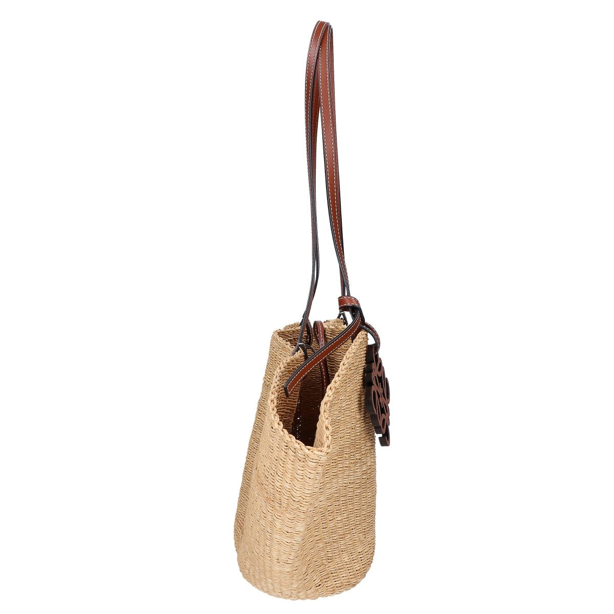 LOEWE ロエベ 【美品】エレファントグラス＆カーフ シェル バスケットバッグ ハンドバッグ
