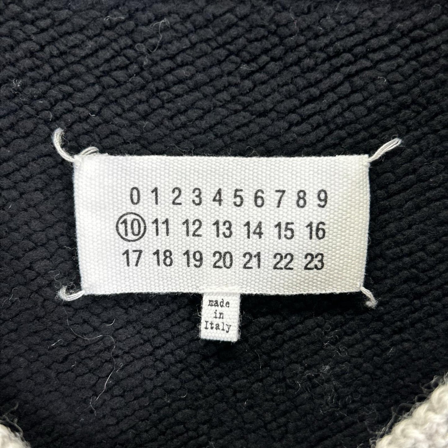 Maison margiela メゾンマルジェラ 20年製 S30GU0141 ネイビー Vネックニット 切替 スウェット トップス