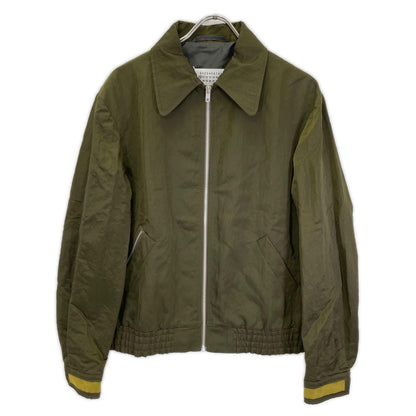 Maison margiela メゾンマルジェラ 19年製 S50AM0371 カーキ ナイロンジップジャケット ジャケット