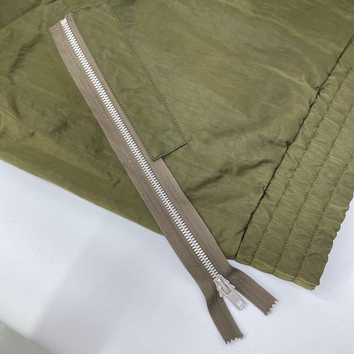 Maison margiela メゾンマルジェラ 19年製 S50AM0371 カーキ ナイロンジップジャケット ジャケット
