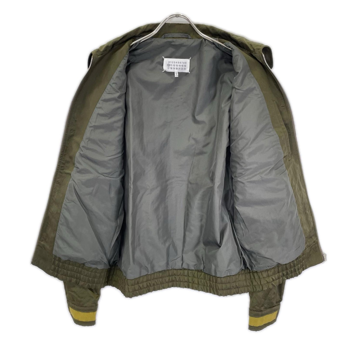 Maison margiela メゾンマルジェラ 19年製 S50AM0371 カーキ ナイロンジップジャケット ジャケット