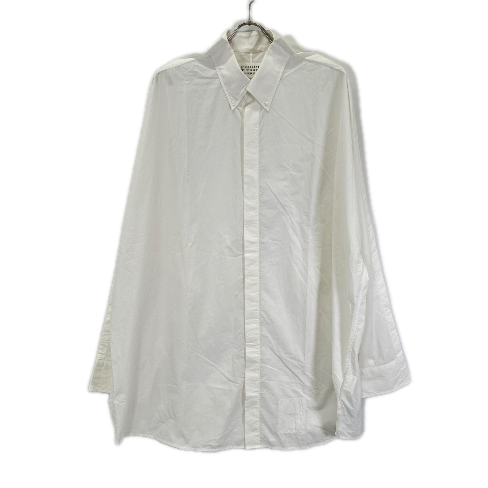 Maison margiela メゾンマルジェラ 20年製 S50DL0436 ホワイト オーバーフィット シャツ トップス
