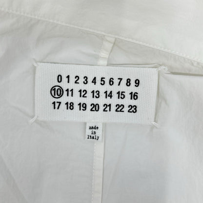 Maison margiela メゾンマルジェラ 20年製 S50DL0436 ホワイト オーバーフィット シャツ トップス