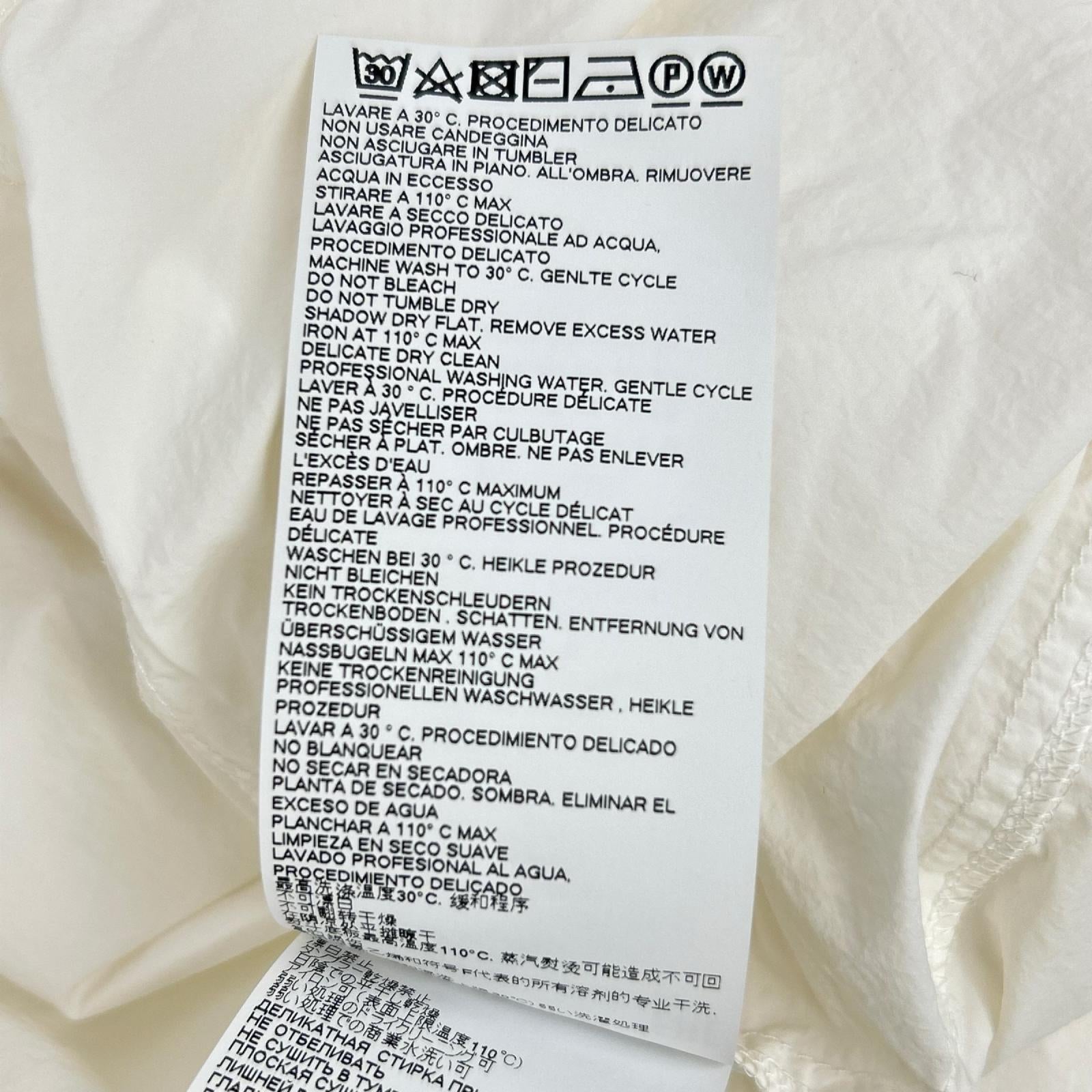 Maison margiela メゾンマルジェラ 20年製 S50DL0436 ホワイト オーバーフィット シャツ トップス