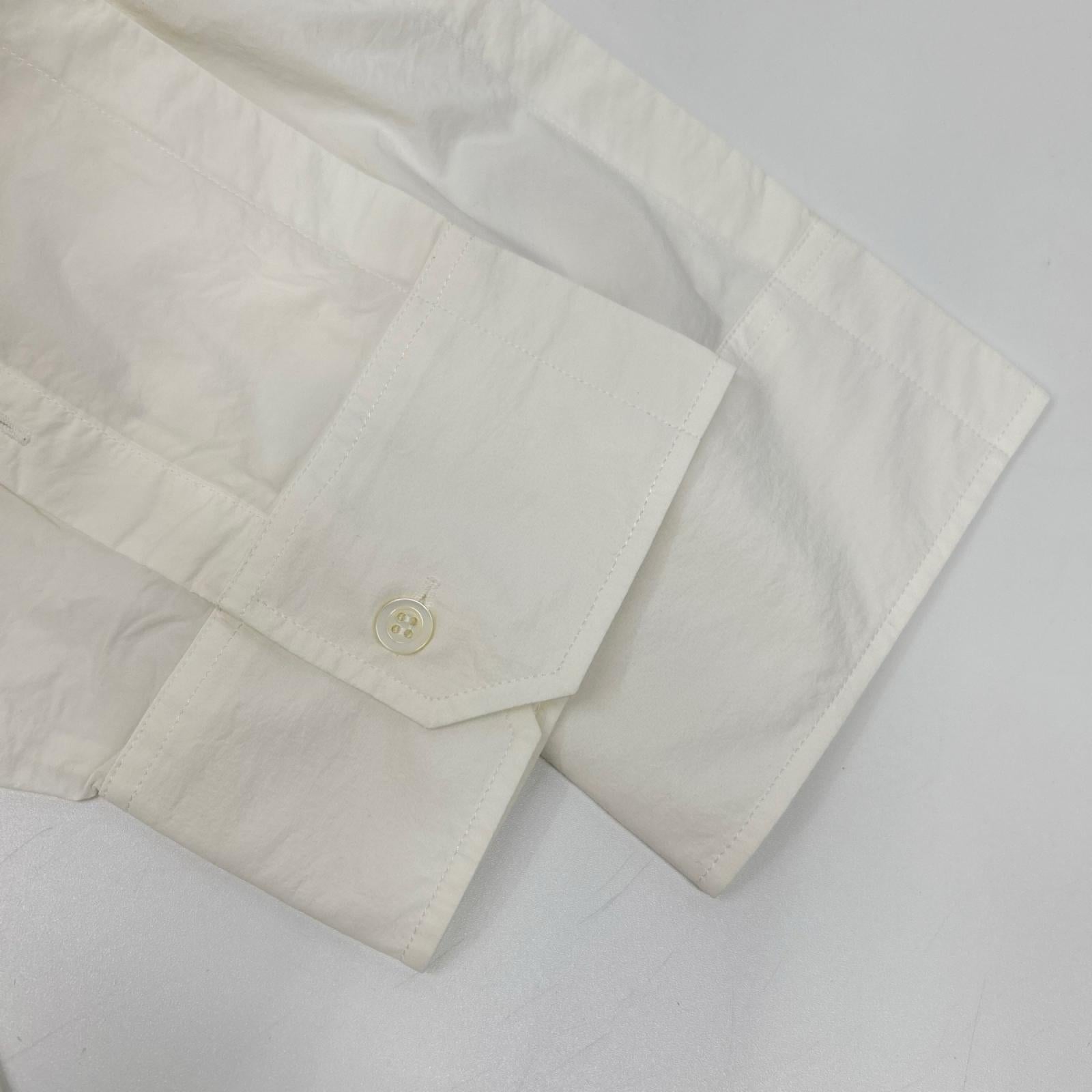 Maison margiela メゾンマルジェラ 20年製 S50DL0436 ホワイト オーバーフィット シャツ トップス