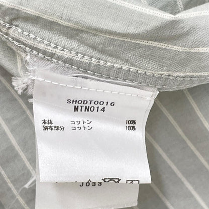 MM6 エムエムシックス SH0DT0016 ホワイト×グレー NUMERIC ASYMMETRIC SHIRT シャツ トップス