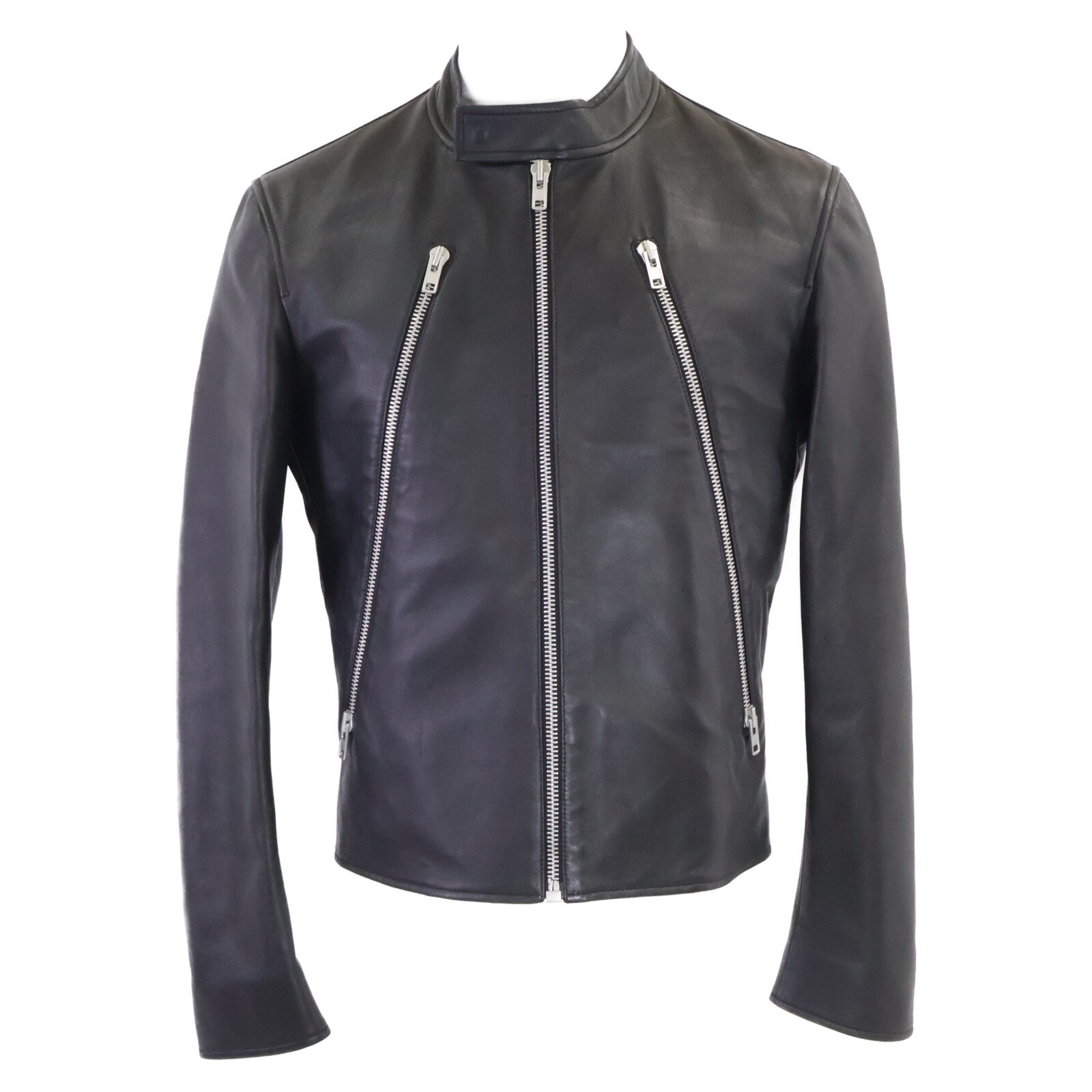 Maison margiela メゾンマルジェラ 【国内正規】S50AM0489 羊革 5-ZIP 八の字ジップ ライダースジャケット ジャケット