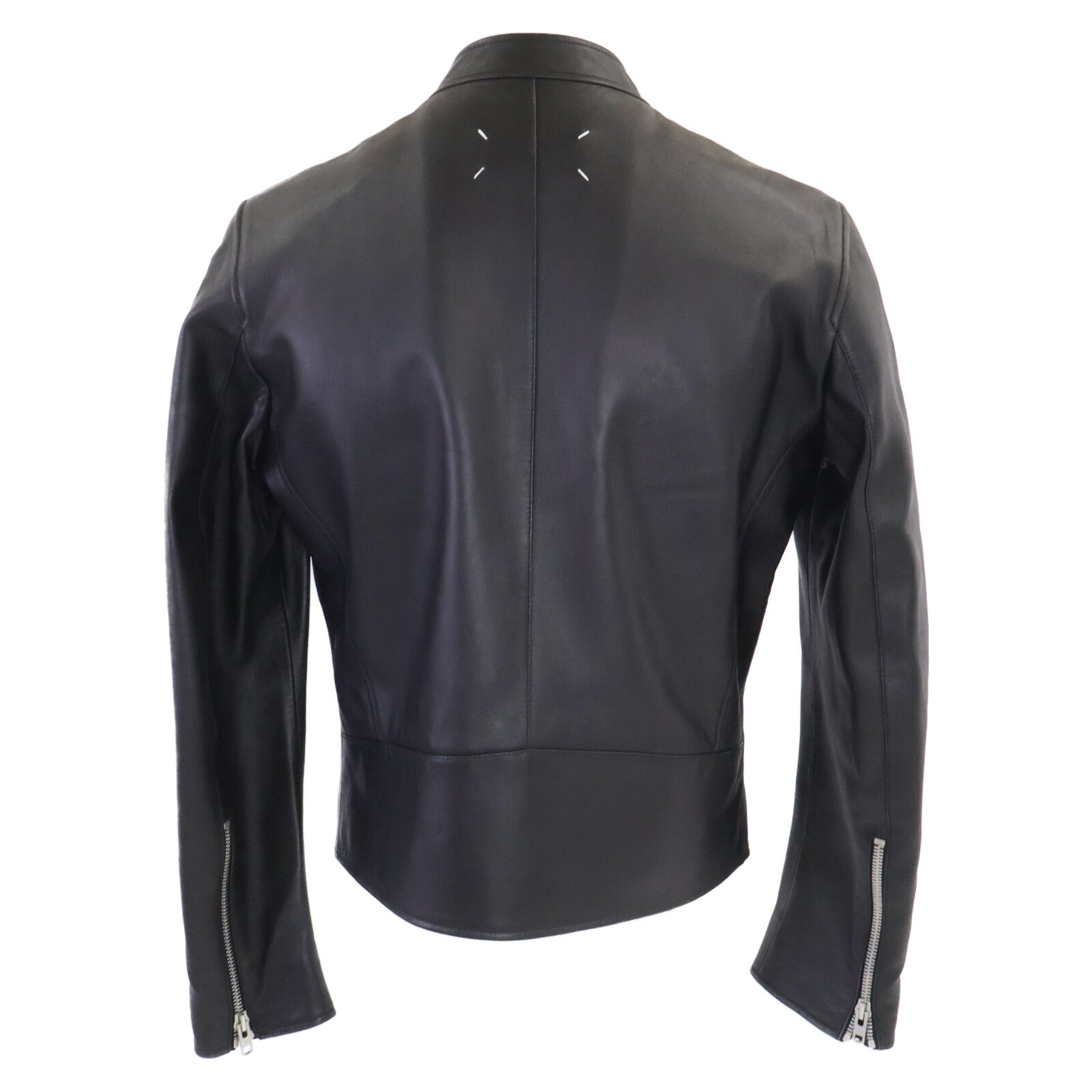 Maison margiela メゾンマルジェラ 【国内正規】S50AM0489 羊革 5-ZIP 八の字ジップ ライダースジャケット ジャケット