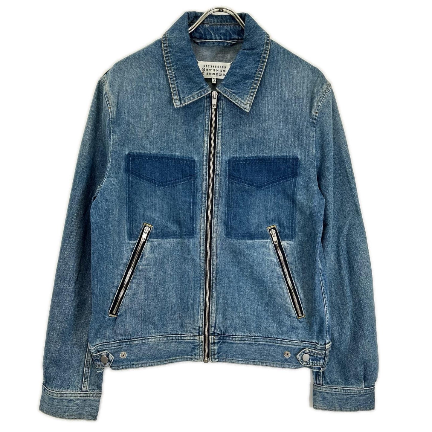 Maison margiela メゾンマルジェラ 19年製 S50AM0408 インディゴ ジップアップ デニムジャケット ジャケット