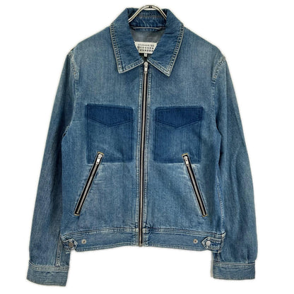 Maison margiela メゾンマルジェラ 19年製 S50AM0408 インディゴ ジップアップ デニムジャケット ジャケット