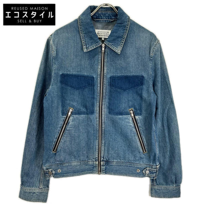 Maison margiela メゾンマルジェラ 19年製 S50AM0408 インディゴ ジップアップ デニムジャケット ジャケット