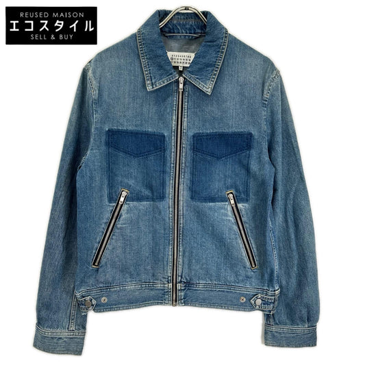Maison margiela メゾンマルジェラ 19年製 S50AM0408 インディゴ ジップアップ デニムジャケット ジャケット