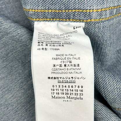 Maison margiela メゾンマルジェラ 19年製 S50AM0408 インディゴ ジップアップ デニムジャケット ジャケット
