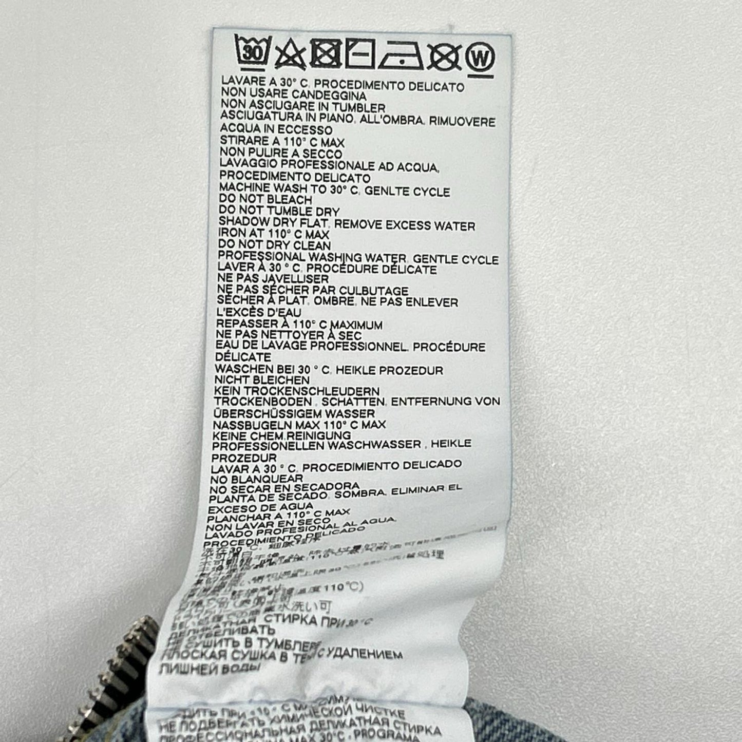 Maison margiela メゾンマルジェラ 19年製 S50AM0408 インディゴ ジップアップ デニムジャケット ジャケット