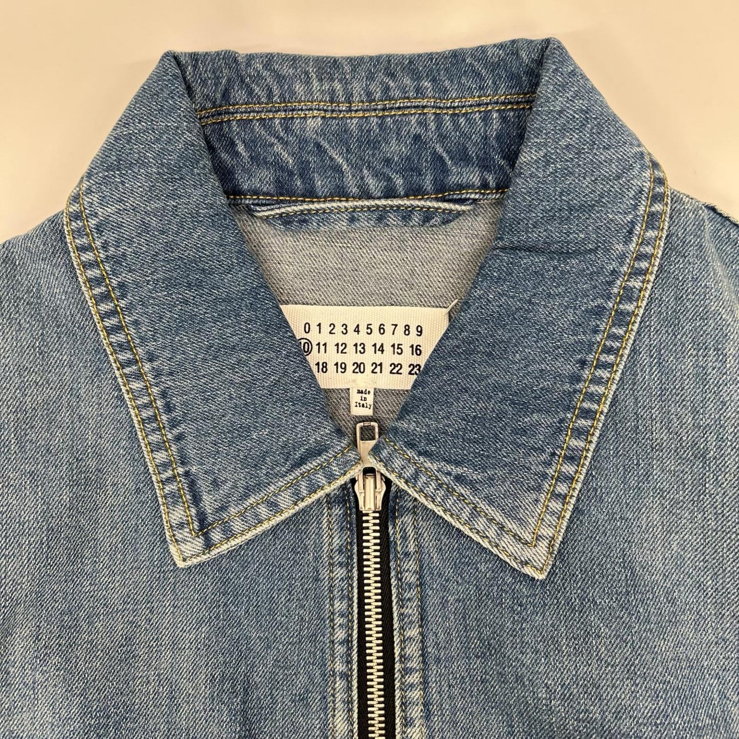 Maison margiela メゾンマルジェラ 19年製 S50AM0408 インディゴ ジップアップ デニムジャケット ジャケット