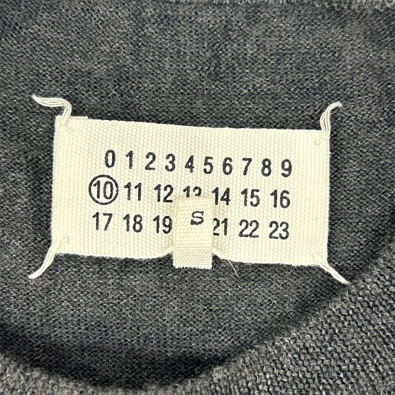 Maison margiela メゾンマルジェラ 19年製 S50HA0894 グレー ウール ニット ベスト ベスト