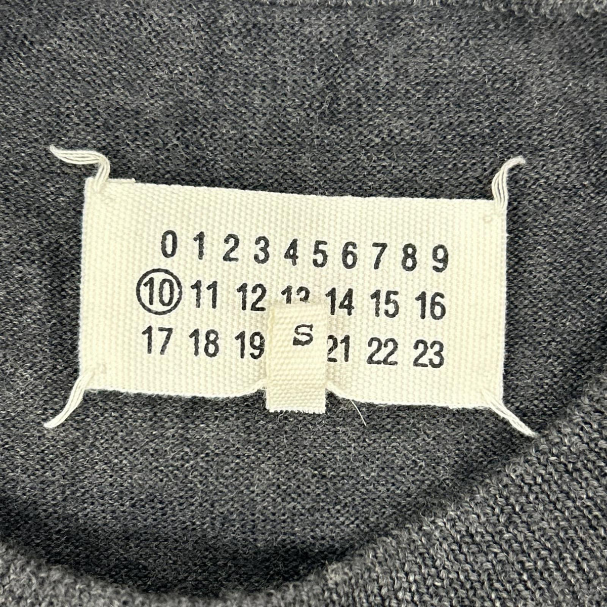 Maison margiela メゾンマルジェラ 19年製 S50HA0894 グレー ウール ニット ベスト ベスト