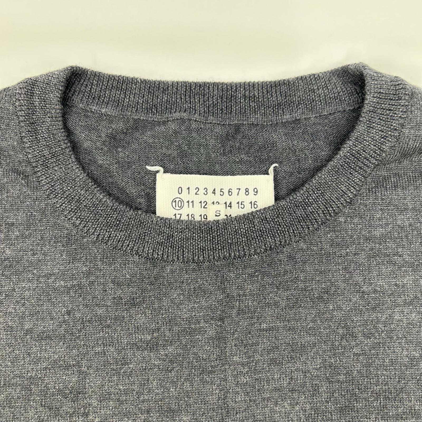 Maison margiela メゾンマルジェラ 19年製 S50HA0894 グレー ウール ニット ベスト ベスト