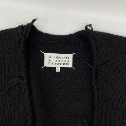 Maison margiela メゾンマルジェラ 16年製 S31GP0069 ブラック ヴァルーズ アルパカ混 フリンジ ニット トップス