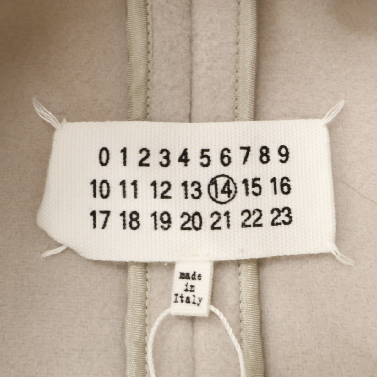 Maison margiela メゾンマルジェラ 14【新品同様/国内正規】S50AA0098 カシミヤ混 チェスター コート