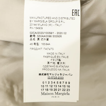 Maison margiela メゾンマルジェラ 14【新品同様/国内正規】S50AA0098 カシミヤ混 チェスター コート