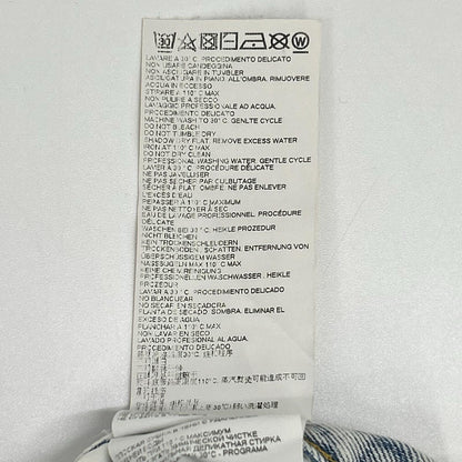 Maison margiela メゾンマルジェラ 20年製 S30LA0172 ブルー×ホワイト コーティング カットオフデニム ボトムス