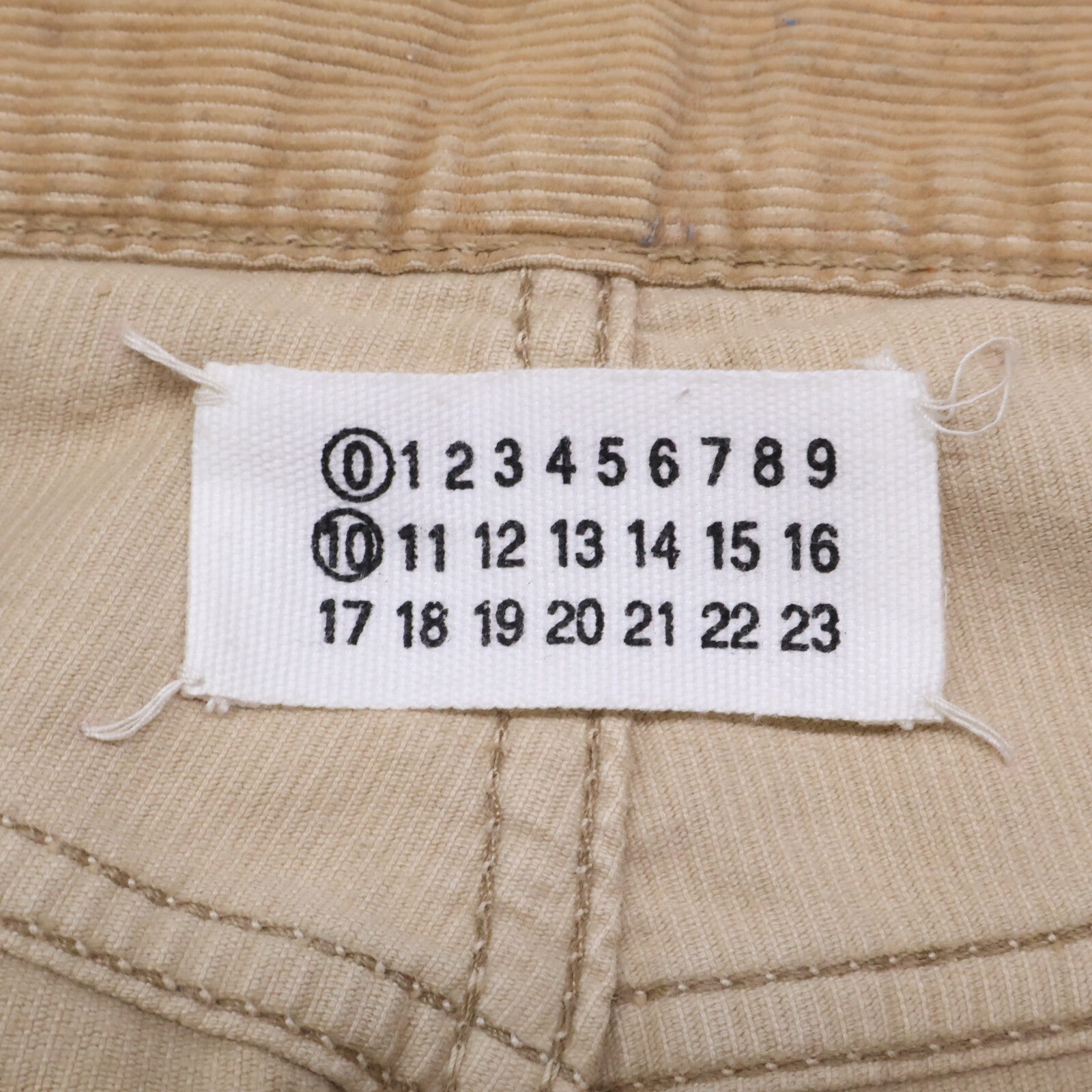 MARTIN MARGIELA マルタンマルジェラ アーティザナル 0 10 リーバイスZIP 再構築 コーデュロイパンツ ボトムス