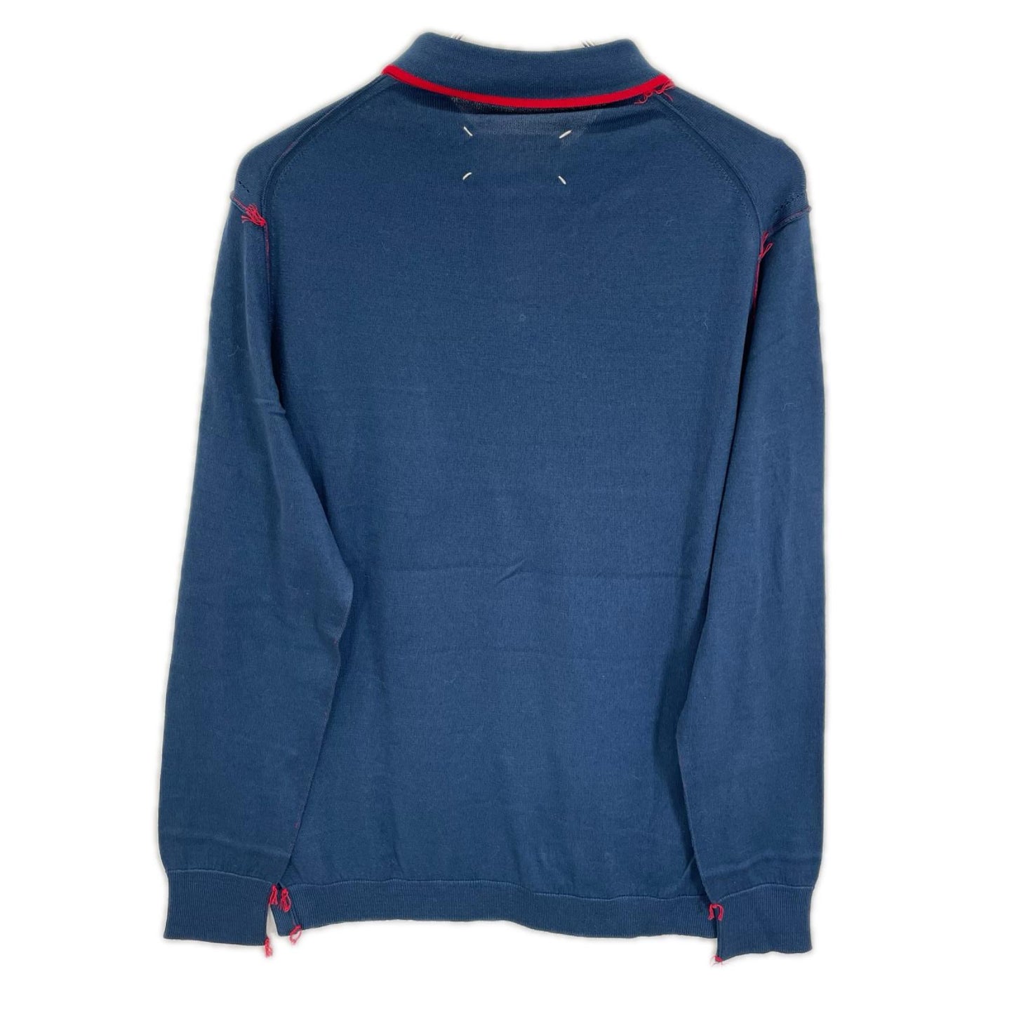 Maison margiela メゾンマルジェラ 21年製 S50HA0979 ネイビー COTTON KNIT ポロシャツ トップス