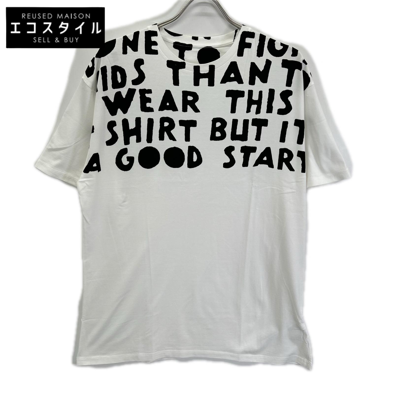 Maison margiela メゾンマルジェラ 21年製 S50GC0663 ホワイト AIDS エイズ Tシャツ トップス