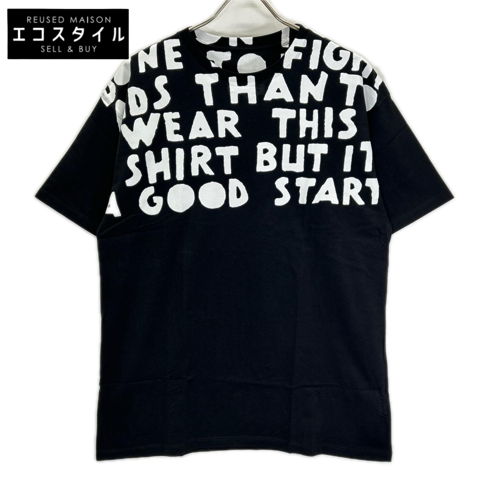 Maison margiela メゾンマルジェラ 21年製 S50GC0663 ブラック AIDS エイズ Tシャツ トップス