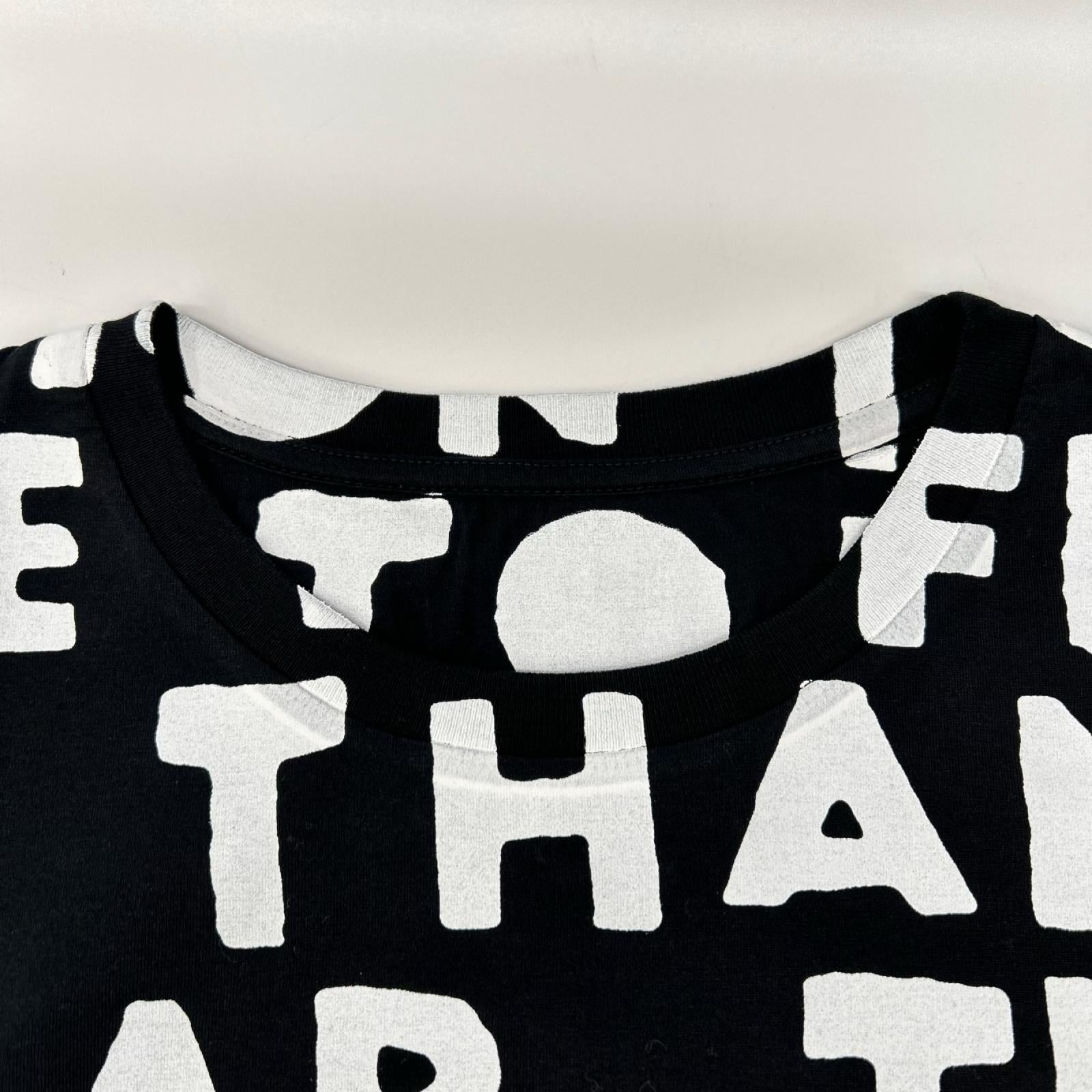 Maison margiela メゾンマルジェラ 21年製 S50GC0663 ブラック AIDS エイズ Tシャツ トップス