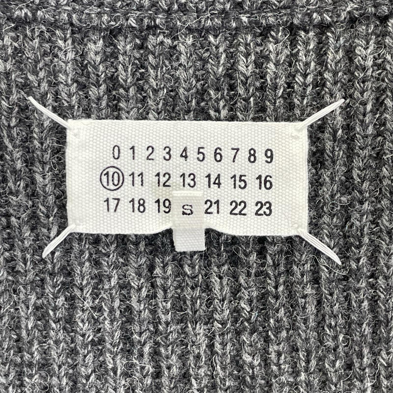 Maison margiela メゾンマルジェラ 21年製 S50GP0239 グレー アルパカ混 ドライバーズニット トップス