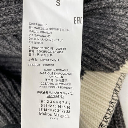 Maison margiela メゾンマルジェラ 21年製 S50GP0239 グレー アルパカ混 ドライバーズニット トップス