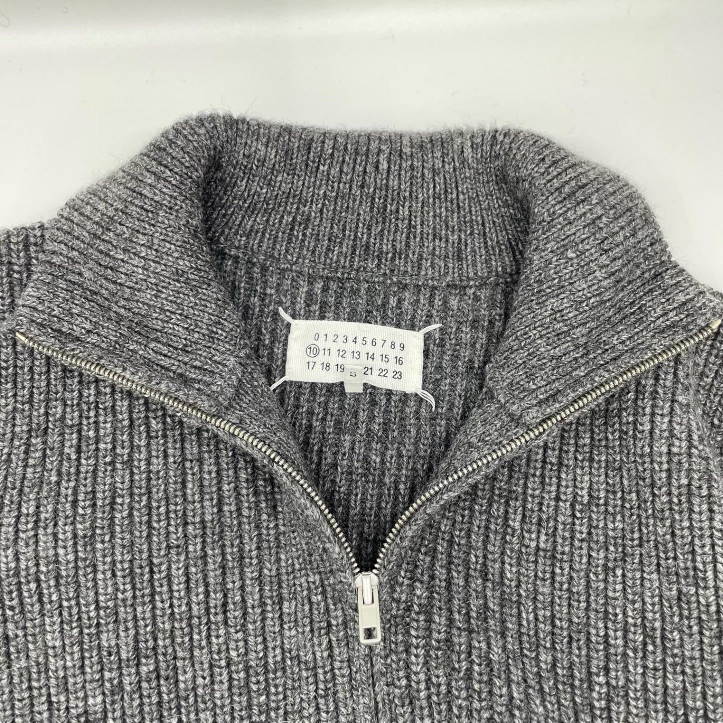 Maison margiela メゾンマルジェラ 21年製 S50GP0239 グレー アルパカ混 ドライバーズニット トップス