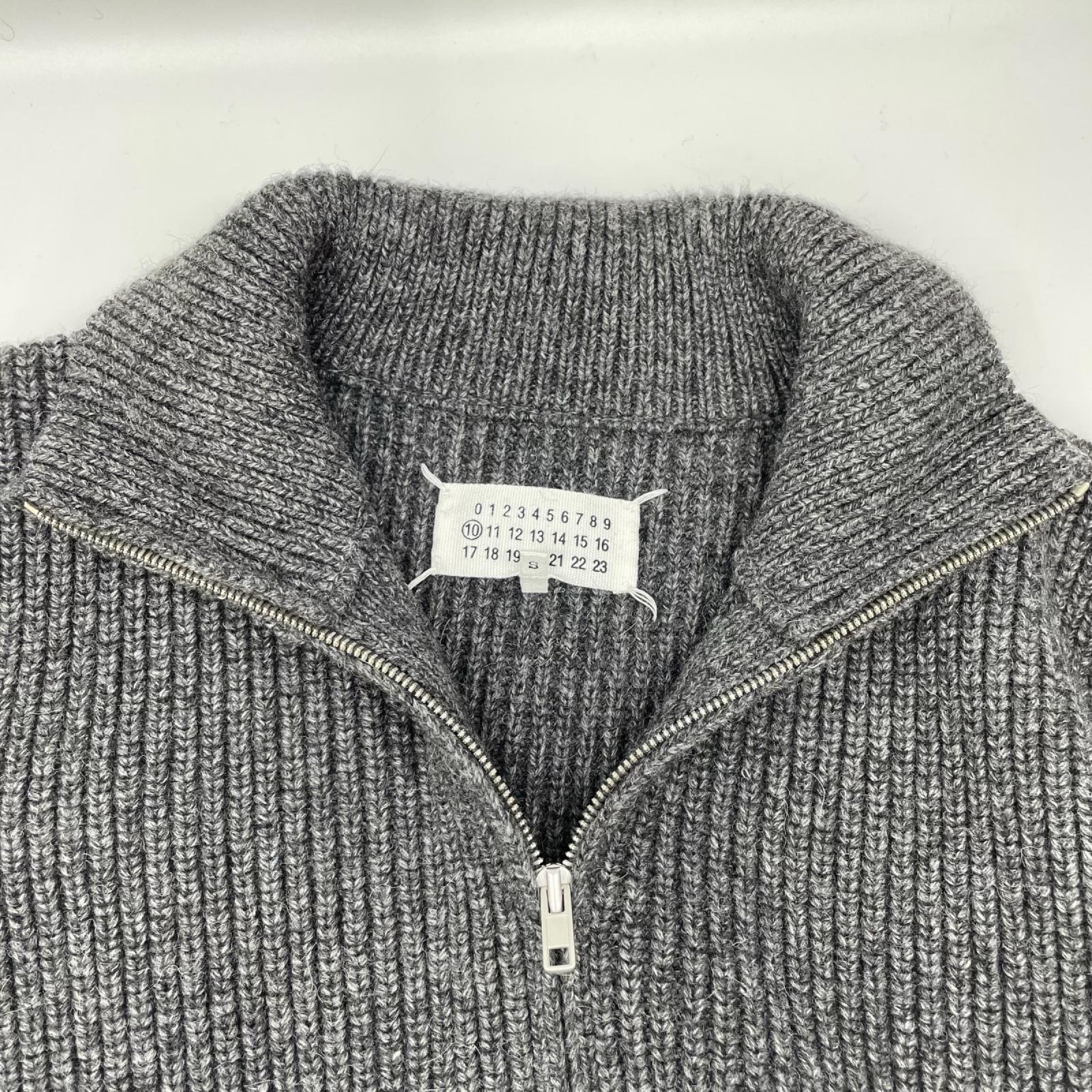 Maison margiela メゾンマルジェラ 21年製 S50GP0239 グレー アルパカ混 ドライバーズニット トップス