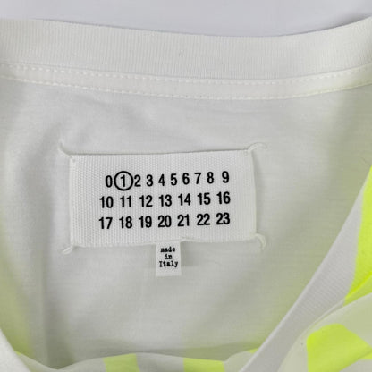 Maison margiela メゾンマルジェラ 19年製 S51GC0427 ホワイト イエロープリント AIDS エイズ Tシャツ トップス