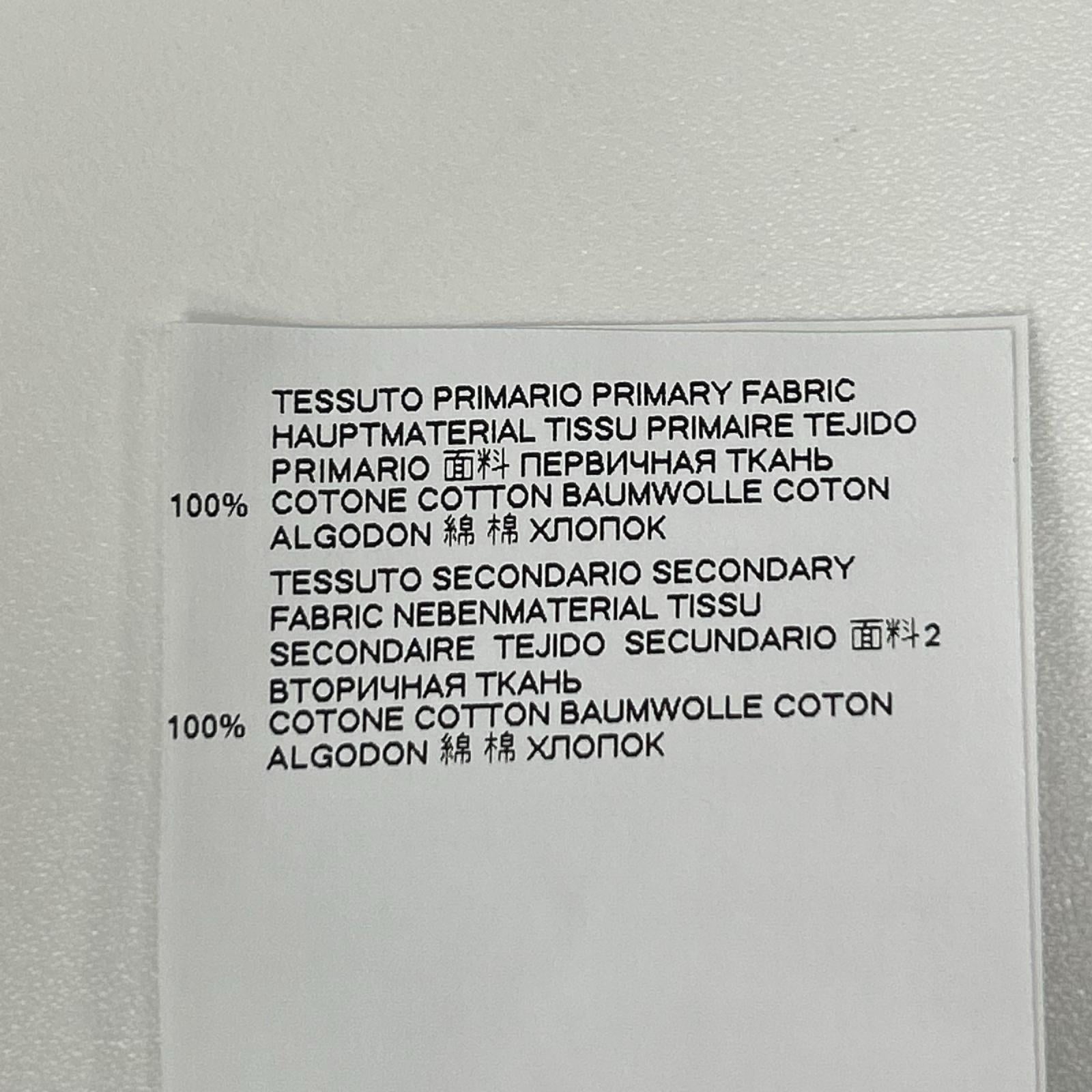 Maison margiela メゾンマルジェラ 19年製 S51GC0427 ホワイト イエロープリント AIDS エイズ Tシャツ トップス
