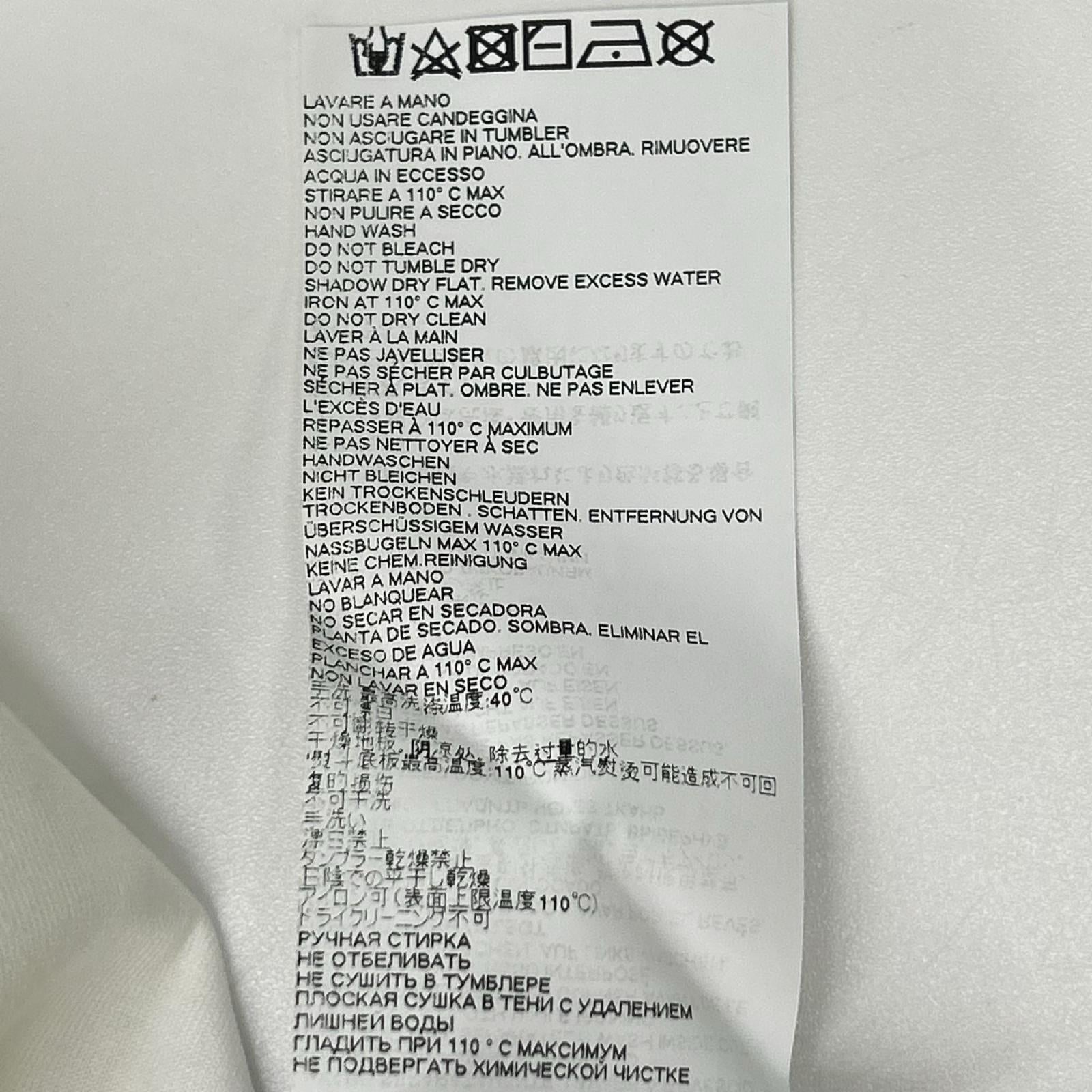 Maison margiela メゾンマルジェラ 19年製 S51GC0427 ホワイト イエロープリント AIDS エイズ Tシャツ トップス