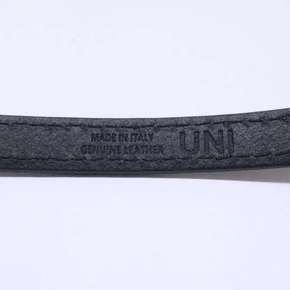 Maison margiela メゾンマルジェラ 【美品】ホワイトステッチ レザー 二重 ナロー ベルト