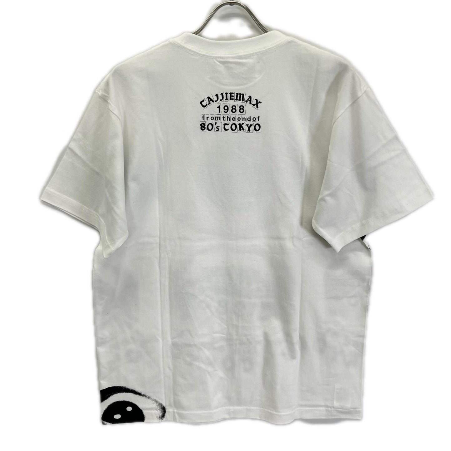 TAGS WKGPTY タグス ワーキングパーティ ×TAJIMA KAZUNARI ホワイト 80s TOKYO プリントTシャツ トップス