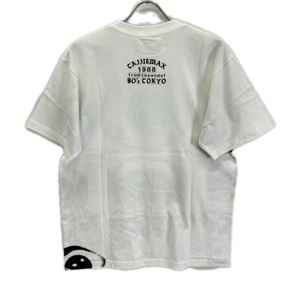 TAGS WKGPTY タグス ワーキングパーティ ×TAJIMA KAZUNARI ホワイト 80s TOKYO プリントTシャツ トップス