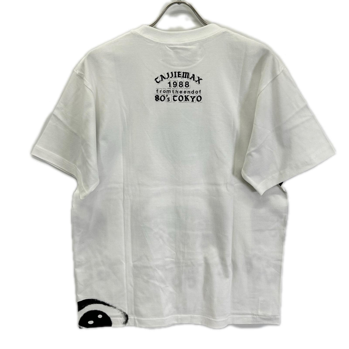 TAGS WKGPTY タグス ワーキングパーティ ×TAJIMA KAZUNARI ホワイト 80s TOKYO プリントTシャツ トップス