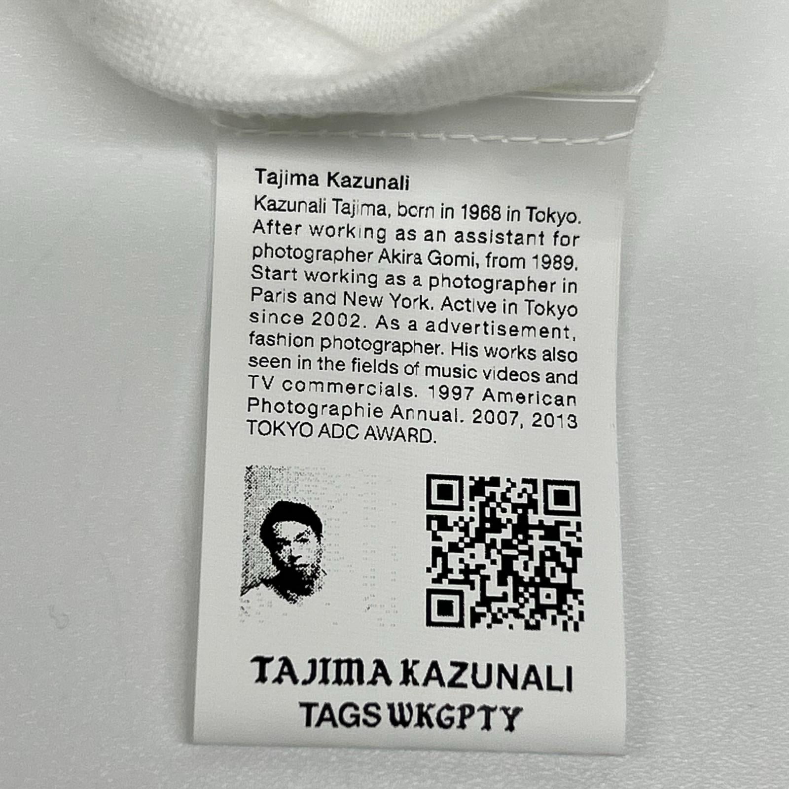 TAGS WKGPTY タグス ワーキングパーティ ×TAJIMA KAZUNARI ホワイト 80s TOKYO プリントTシャツ トップス