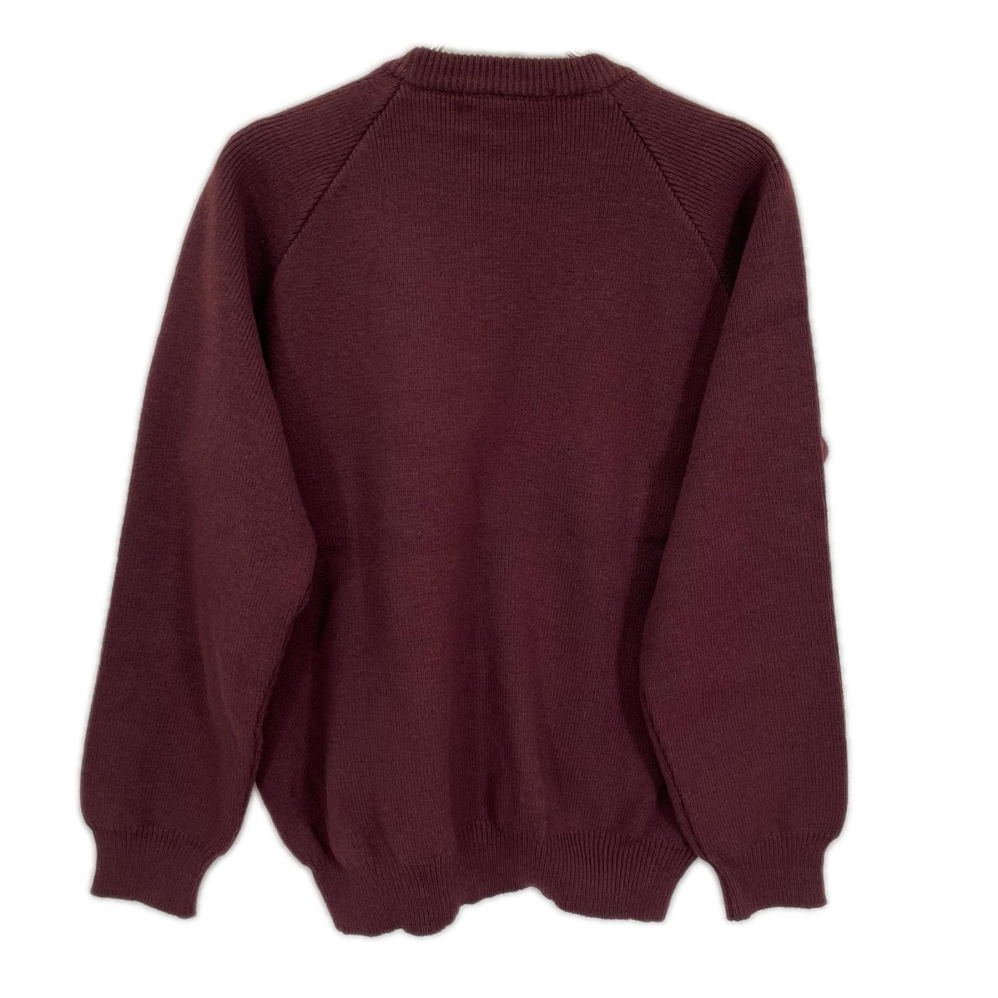 CDG シーディージー 24AW SN-N009 バーガンディ プリント クルーネックニットトップス トップス