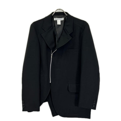 COMMEdesGARCONS SHIRT コムデギャルソンシャツ 26SS FQ-J503 ブラック 捻じれアシンメトリージャケット ジャケット